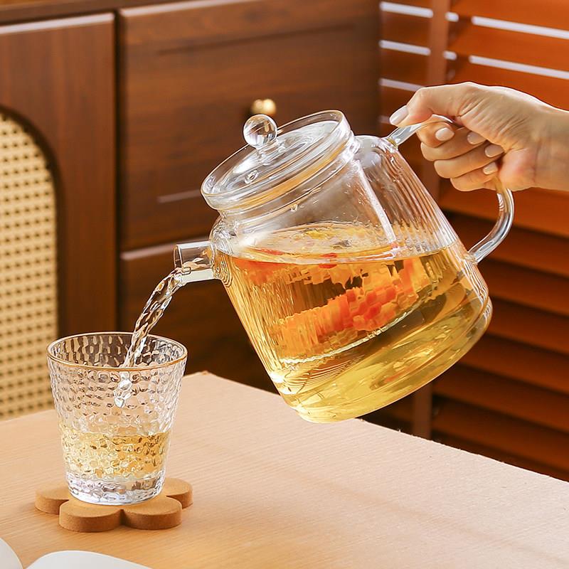 玻璃养生壶煮茶壶炖煮一体耐高温黑晶炉围炉煮茶新款大容量全玻璃图片