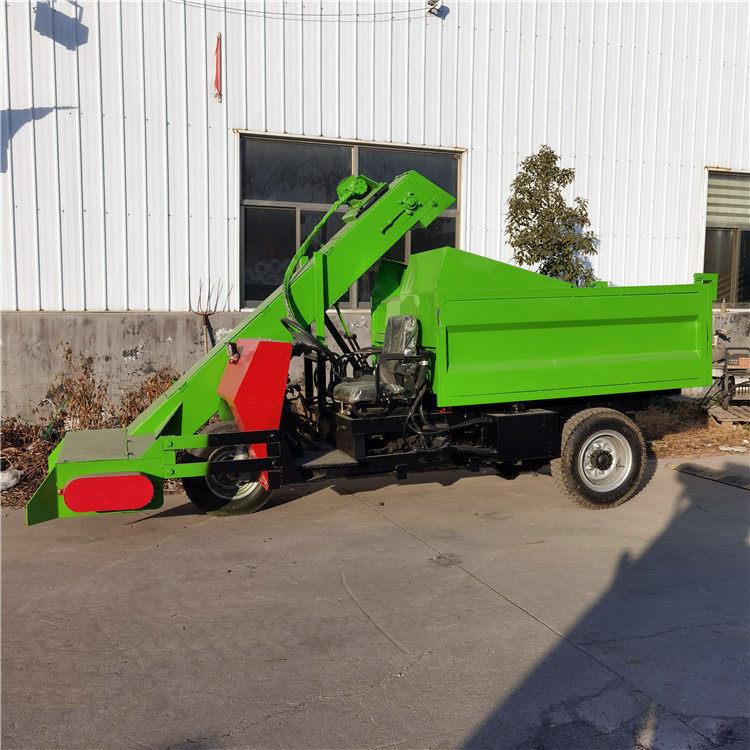 自走液压式清粪车 机动三轮清粪车 牛棚全自动清粪车