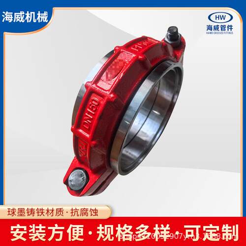 环形卡箍抱箍管现货箍水管镀锌球墨铸铁高压管件喉扁铁卡箍钢