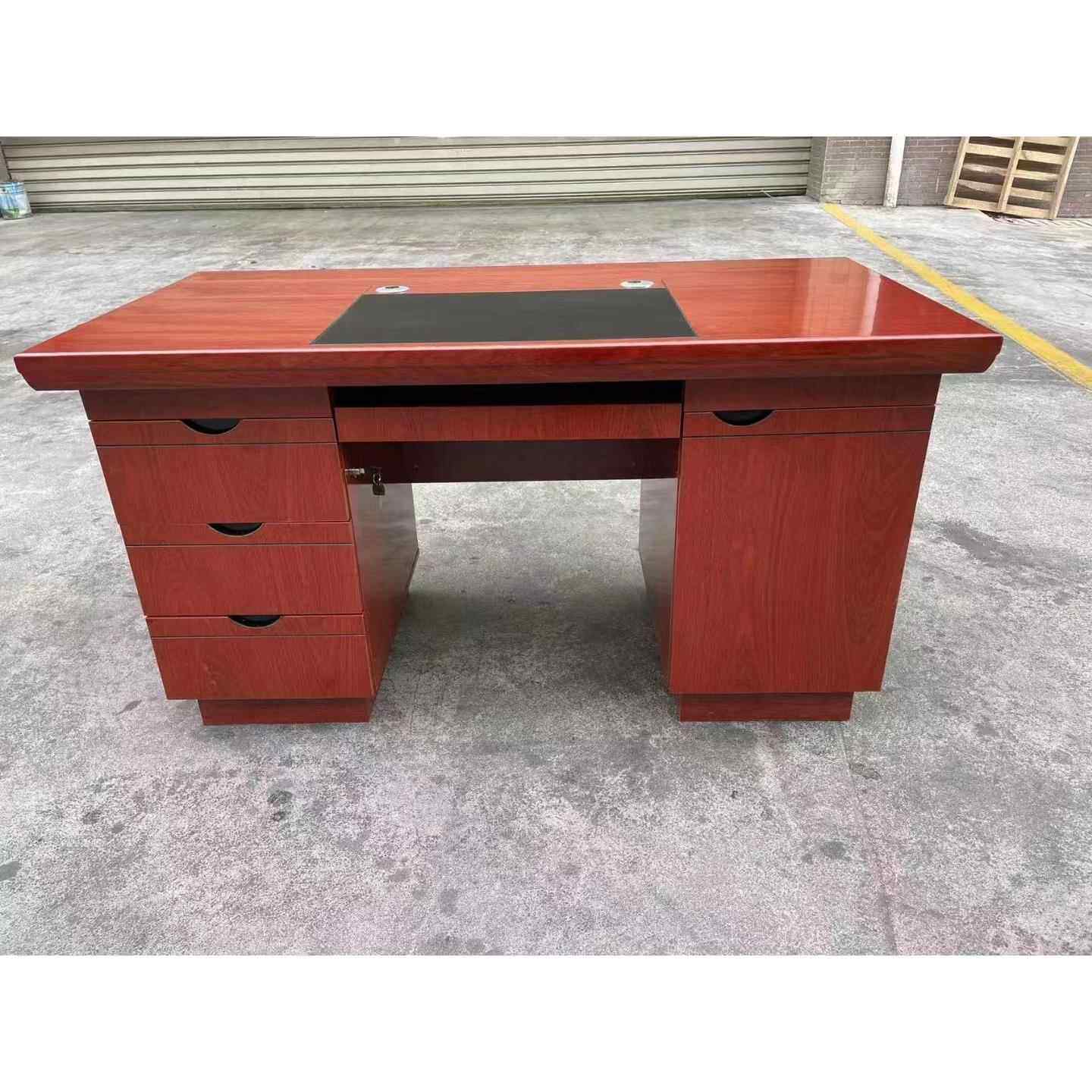 简约1.2米SLY台式职员电脑人桌实单1.4米办公油漆老板桌1桌.6米木