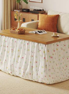 烤火易桌TXG子家用折叠长方形火被子取暖桌简烤冬季桌取暖茶炕几