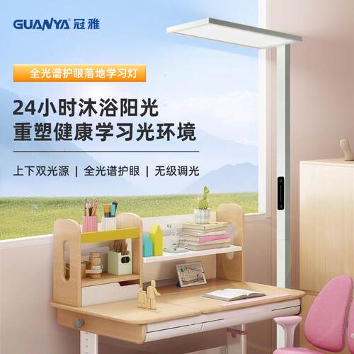 冠雅落地护眼台灯学习专用书桌阅读床头钢琴全光谱大路灯LALE3169