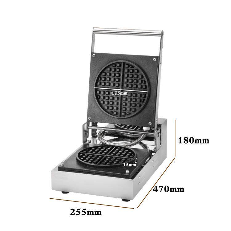 DSCJ鼎晟单头华夫饼机松饼机商用华夫炉烤饼机电饼格子饼机FY-007