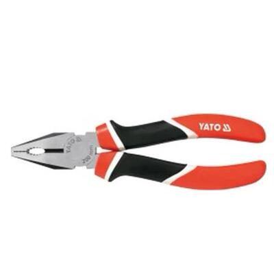 YATO易尔拓6 7 8寸三色柄钢丝钳 老虎钳 平口钳YT-1940 1941 1942