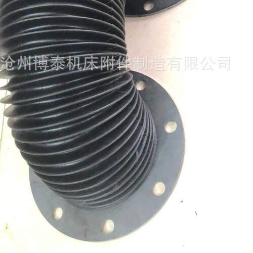 伸缩式丝杠防护罩 圆形油缸防尘罩 液压缸气缸保护套