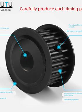 8M30齿 45钢发黑AF型同步轮带宽25/30/40同步带轮皮带轮齿现货