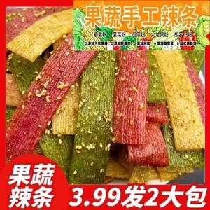 手工果蔬辣条健康辣片零食臭干子小孩孕妇可以吃的解馋陜西风味