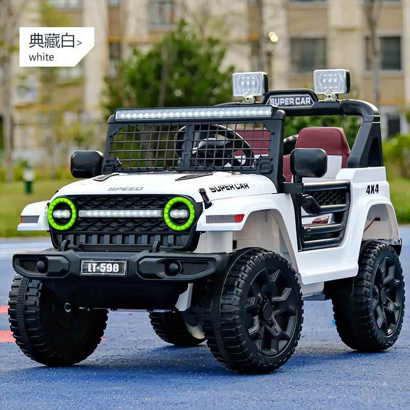 正品儿童电动轮汽车越宝宝小遥控玩具可坐大人孩亲子一体双人四野