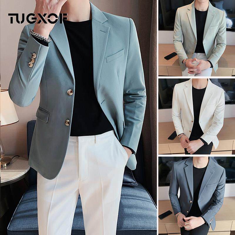 高级感西装外套男士2025年春季新款商务休闲免烫修身西服单西套装