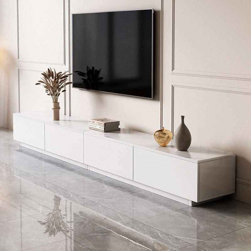 茶几电视柜组合出租房北欧风客厅家用收纳储物柜一体意式落地柜