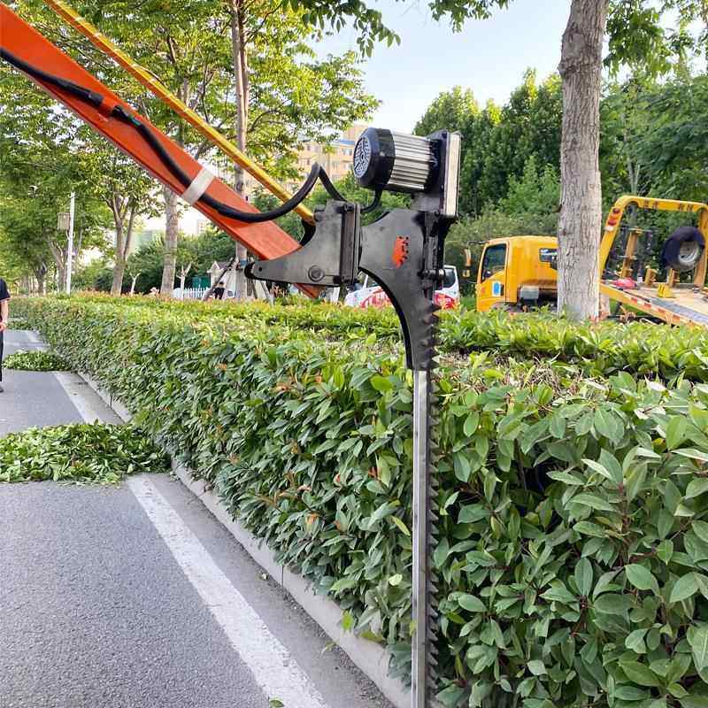 自动绿林修剪机修球机90篱绿机园绿化带立面四轮座驾式电动修剪篱