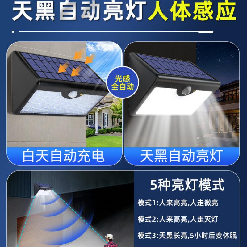 025院新款阳能2户外灯家FH5-1用庭农村院子照明室太外防水人体感