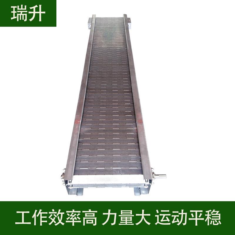 现货加工链板输送机碳钢重型连板输送机食品烘干流水线输送机