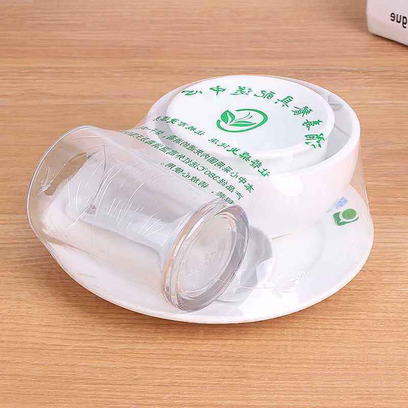 版一次性餐具包装袋pof热缩膜22*24cm塑封膜1000个