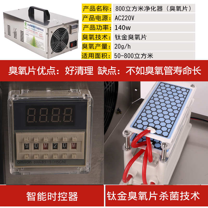 处理器机氨气环境牛羊鸡舍空气养殖消毒猪发生器养殖场净化器臭氧