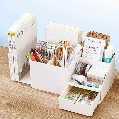 2in1 pen holder Desk organizer stationery Desk pencil holder