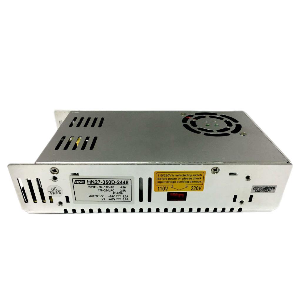 24V2.5A 48V6A双输出足功率24V48V开关电源350W 220V转24V48V电源