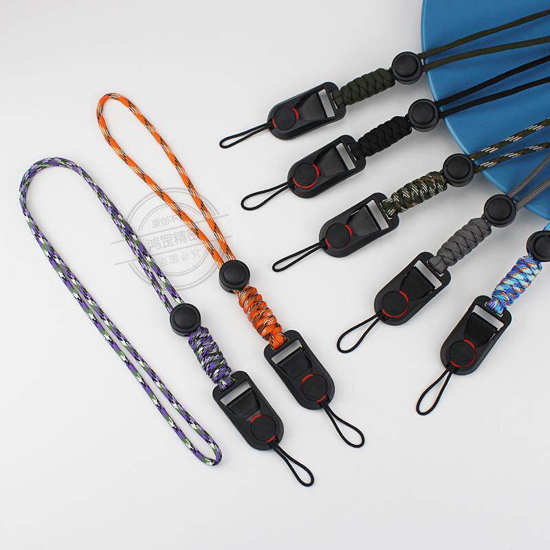 跨境新款挂绳数码单反相机防摔手腕绳带快拆扣手机工作证挂脖绳