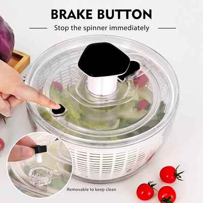 Salad Spinner Lettuce Dryer Vegetable Dryer Salad Mixer