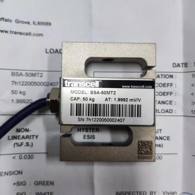 美国传力transcell BSA-25MT2 BSA-50MT2微型S型试验机测力传感器