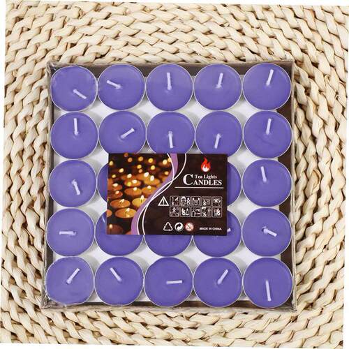 Aluminum shell round tea wax smokeless flame candle小蜡烛