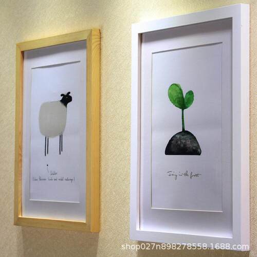 poster , photo , wooden art picture frame, square相框/画框