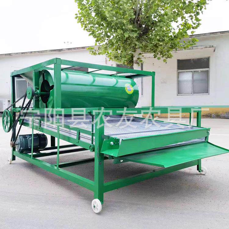 吹风式电动筛选机农友供应小麦大豆菜籽筛选机清杂机油菜籽去石机