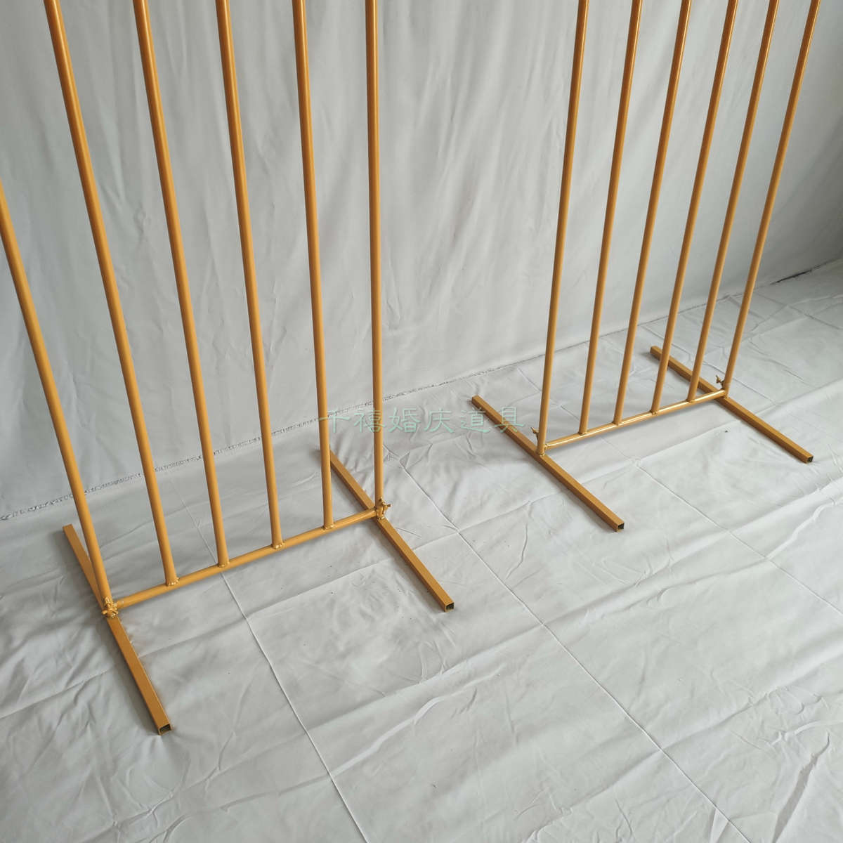 新款婚庆道具铁艺栅栏婚礼舞台屏风架子摆件几何方框背景装饰花架