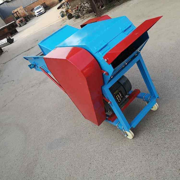 鲜玉米秸秆丝铡草揉机 花生秧粉机碎 养殖山羊饲料碎草机铡草机