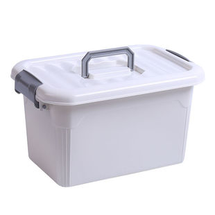 收纳箱家用储物盒塑料整理箱衣服物玩具零食床底盒子小号学生带盖