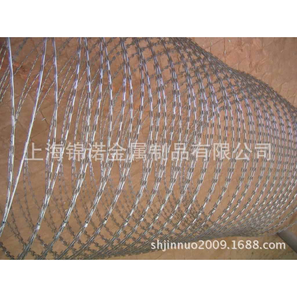 刀片刺丝长期供应不锈钢刀片刺网热镀锌刀片刺网