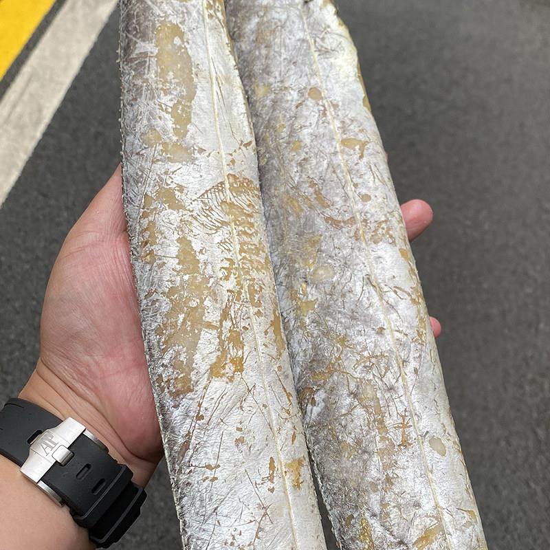 新品宁波本地咸带鱼2斤舟山风带鱼腌制海鲜咸鱼淡晒整条大带鱼非