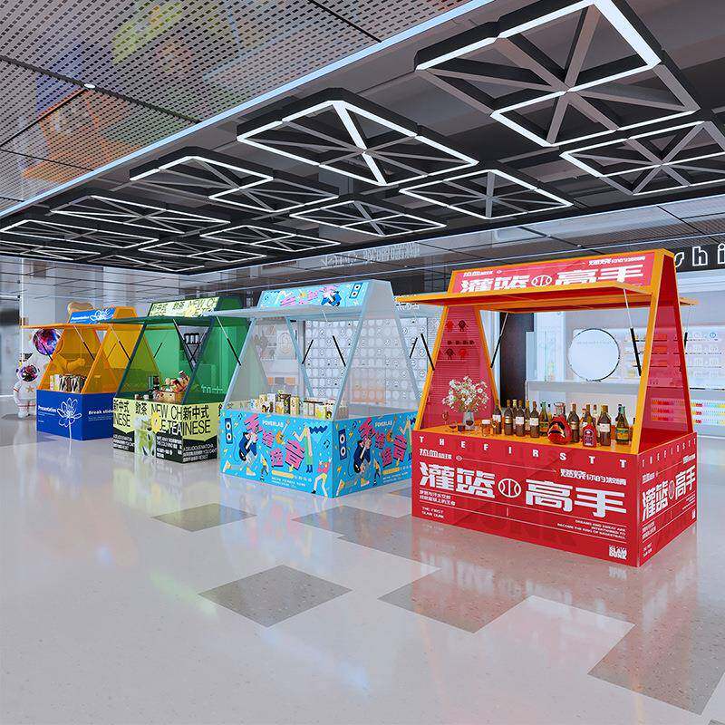 大型美食节帐篷货架商场创意集市摊位架商业街快闪移动小店促销架