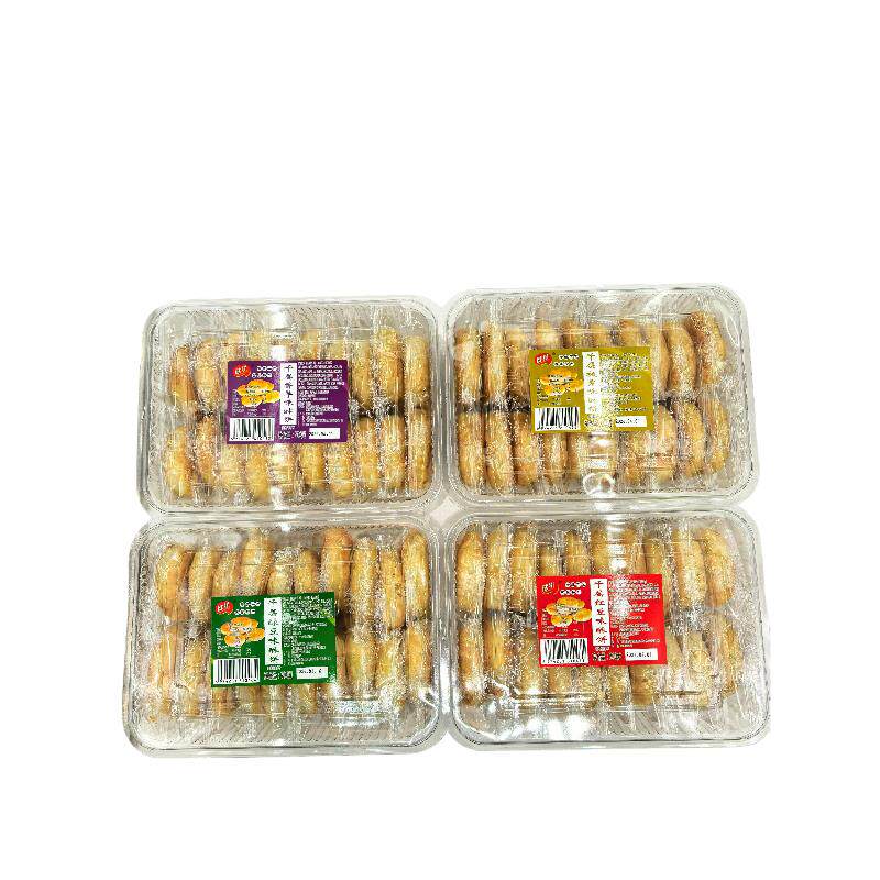 新货健星千层酥饼盒装绿豆红豆香芋芝麻板栗正宗传统早餐特产独立