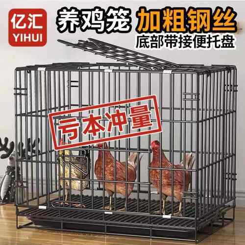 养鸡笼子家用室内大号特大号鸡鸭鹅家禽专用笼可折叠养殖笼宠物笼