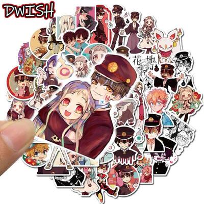 50pcs Cute Toilet-Bound Hanako-kun Anime Stickers Laptop