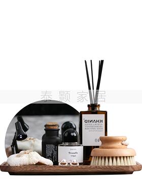 现代简约北欧沐浴组合样板间卫生间浴室洗浴香氛软装展厅道具陈设