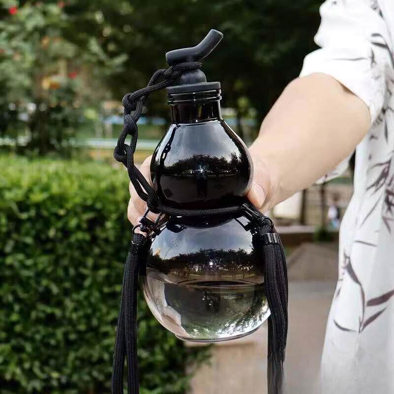 网红葫芦水壶男学生大容量水杯女礼物时尚创意潮流夏季运动杯子