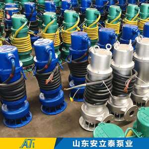 济宁安泰WQB防爆潜污泵 防爆排污泵厂家加工WQB15-22-2.2
