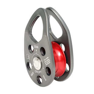 Q&C万向单滑轮铝合金提升器起重运输吊装滑轮高空攀岩横渡滑轮