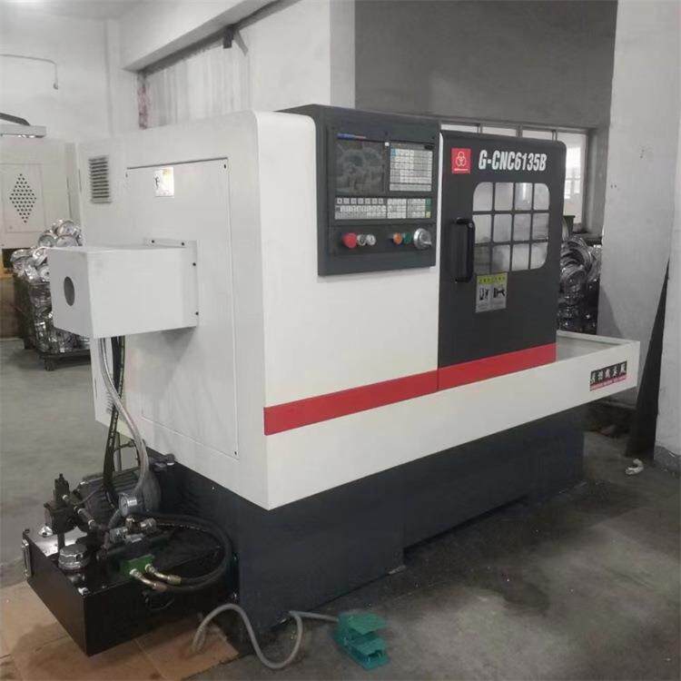 广州机卧床厂G-CNC613家cnc高精度控车床加工数全自动数式平轨普