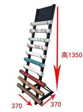 脚线木地板线纸条腰地线样架墙砖多功能陈列架墙卷品展MY-4301示