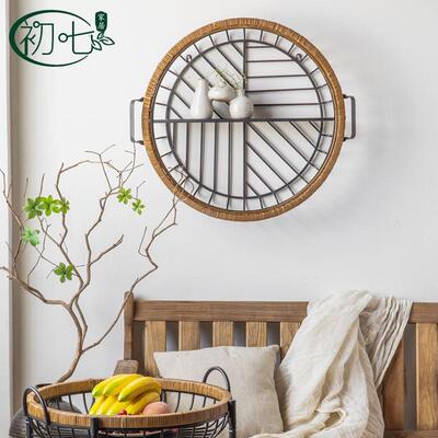 古装饰架法式置物影楼摆设客厅实木架雕花A1503壁架宿卧民室墙复