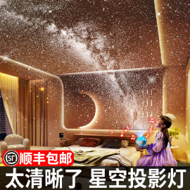 儿童生日装饰场景布置房间氛围灯卧室顶网红浪漫小彩灯星空投影灯