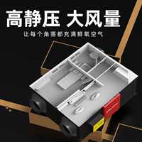 沐陽星新風系統(tǒng)商用中央全熱交換器室內(nèi)新風機換氣系統(tǒng)除味恒溫