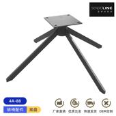 办公椅电转4A 88椅配件子沙发椅旋底转座镀四脚椅腿