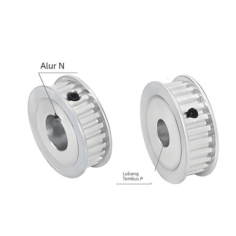 EAR15-T10200-18-A-N-d12 两面平同步轮AF型T10-18齿槽宽22铝合金