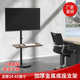 43英寸液晶电视落地支架移动加高立柱显示器圆底盘可隐藏架子