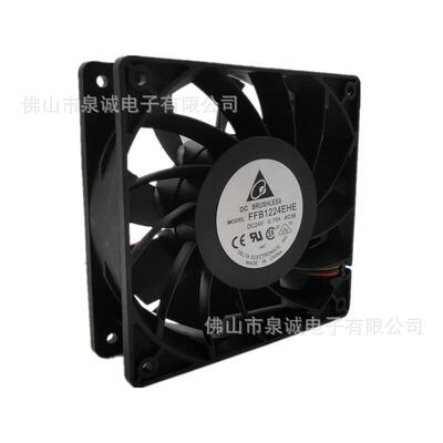 Delta 台达FFB1224EHE 12038 24V0.75A增压框大风量风压散热风扇