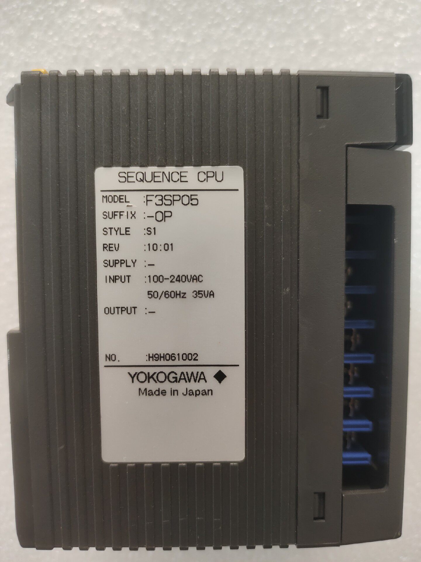 YOKOGAWA 横河 F3SP05-0P  现货10个